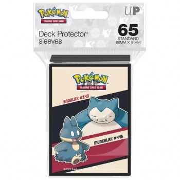 Snorlax and Munchlax Standard apsauginės kortų įmautės (65 kortoms) Pokémon Ultra Pro